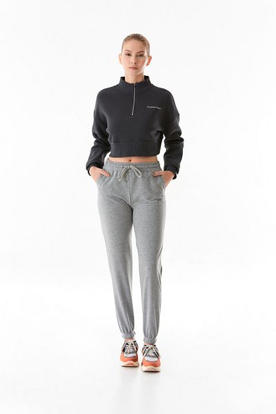 Fulla Moda Pantaloni de sport Jogger cu buzunare cu talie elastică
