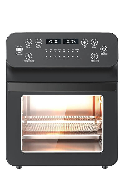 ELECTROLL MaxFry 15L Akıllı Yağsız Fritöz Kızartma, Fırınlama, Kurutucu Bir Arada, Programlanabilir Airfryer