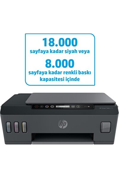 HP Smart Tank 515 Wireless All-in-one Yazıcı, Baskı, Tarama, Kopyalama, Kablosuz, Pdf'ye Tarama, 1t