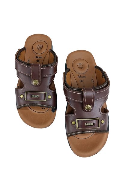 Akım SİA BAG CURRENT COMFORTABLE ORTHAPEDIC SOLE BREATHABLE FEET BOTTOM SLIPPERS BOTTOM SANDALS MEN'S SLIPPERS