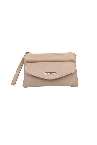 Sia Çanta Ollbag Soft Textured Simple Solid Color Four-Eye Ankle Bazaar Market & Walking Women's Wallet