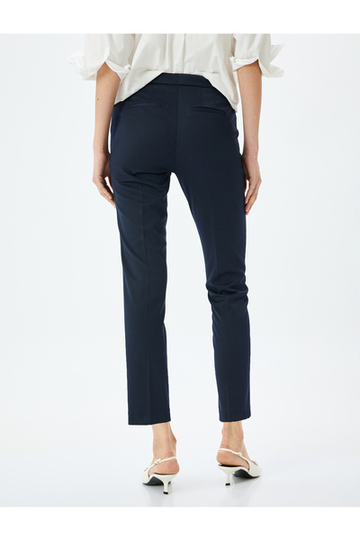 Koton Cepli Yüksek Bel Cigarette Kumaş Pantolon