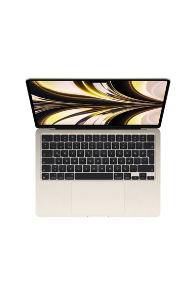 Apple 13" MacBook Air: Apple M2 chip with 8-core CPU and 8-core GPU, 16GB, 256GB - Yıldız Işığı