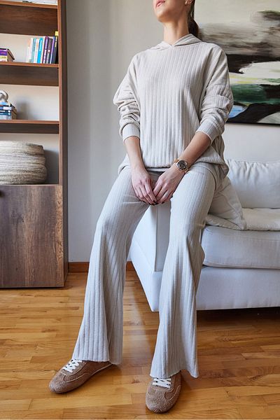 Bianco Lucci Női kapucnis, hosszú alsó felső öltöny 0184 60261125