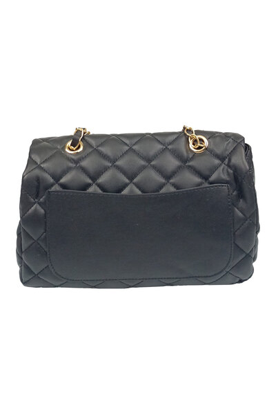 Sia Çanta Kapitone Desenli Örgü Zincir Askılı Iç & Arka Telefon Cepli Omuz Çanta