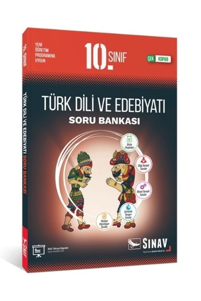 Sınav Yayınları 10. Sınıf Türk Dili ve Edebiyatı Soru Bankası Sınav Yayınları