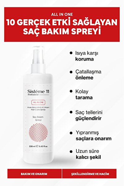 Sistéme 11 Sisteme 11 All In One Saç Bakım Sprey 250 ml