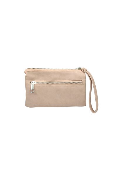 Sia Çanta Ollbag Soft Textured Simple Solid Color Four-Eye Ankle Bazaar Market & Walking Women's Wallet
