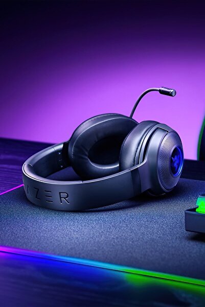 RAZER Kraken V3 X Usb 7.1 Surround Kablolu Mikrofonlu Kulak Üstü Esports Gaming Oyuncu Kulaklığı Rz0