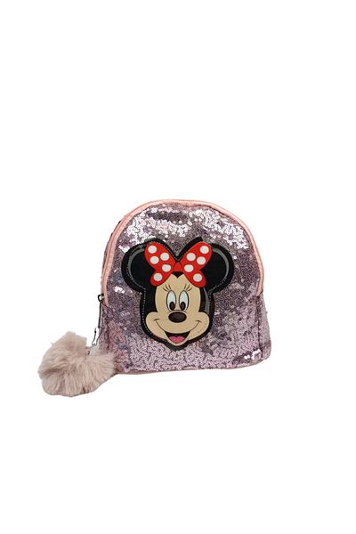 Sia Çanta Girl's Sequin, Illuminated Pompom Cartoon Character Backpack