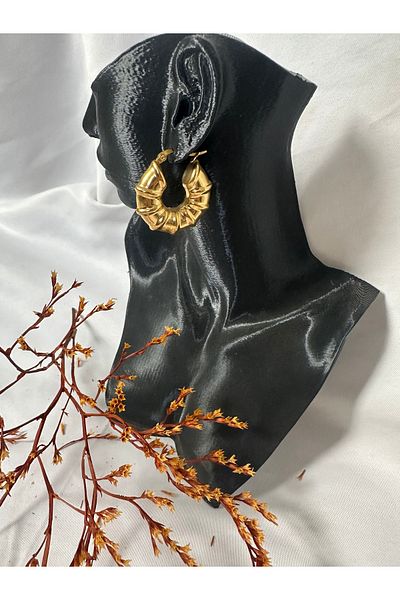 sorella GOLD HOOP STEEL EARRING