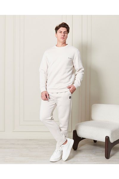 Bella Dossi With Logo Cotton Combed 3 Thread Raster Pilling Free Premium Class Men's Tracksuit Set