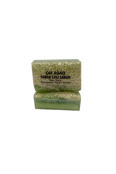 Nursima Natural Pumpkin Fiber Tea Tree Soap 100 Gr