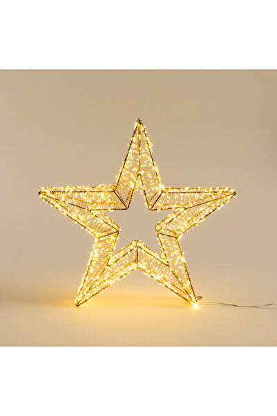 Chakra Rita Led Işıklı Yılbaşı Dekoru 70 cm Altın