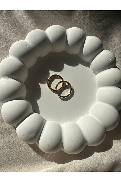 sorella Thin Gold Hoop Steel Earrings