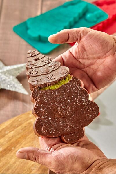 EMBazaar New Year's Council - Pine Tree Series Silicone Dubai Chocolate