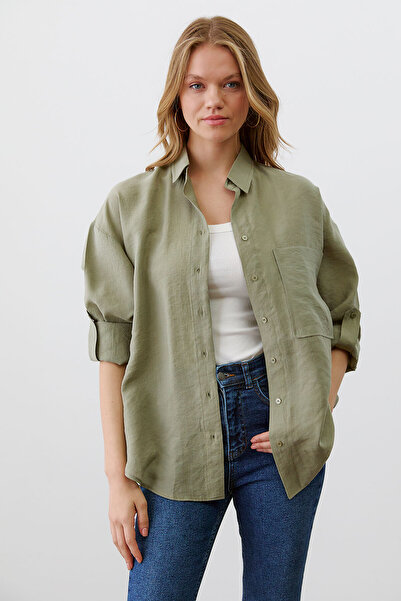 urban focus Oversize Shirt with Epaulettes