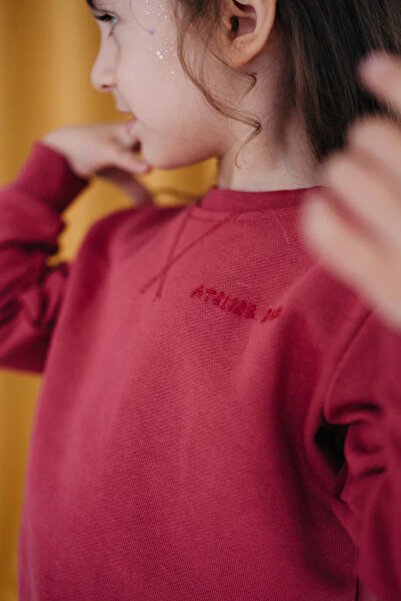 Atelier Babbi 100% Cotton Sweatshirt - Burgundy