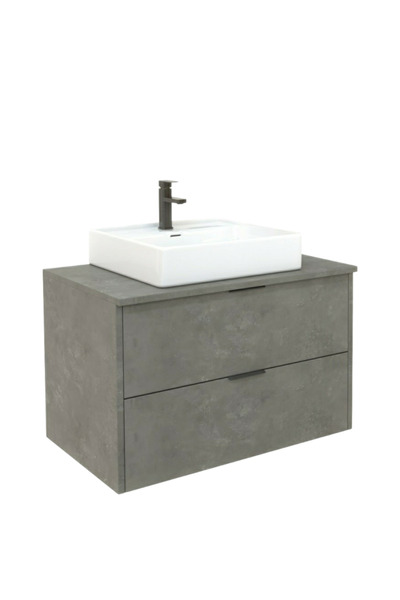 USART BANYO Stone 80 cm Banyo Alt Modulu 2 Cekmeceli