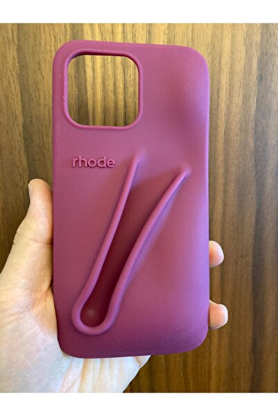 Newon حافظة لهاتف آيفون 16 برو ماكس راسبيري جيلي رود ليب مع شعار