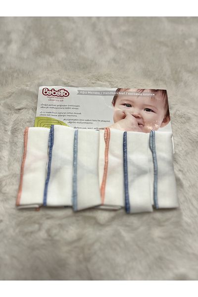 Bebetto Set of 6 Combed Cotton Handkerchiefs - C 660