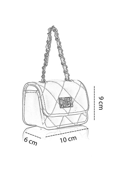 Getcho Nelton Women's Pink Chain Strap Mini Headphone Coin Makeup Bag AirPods Bag Stylish