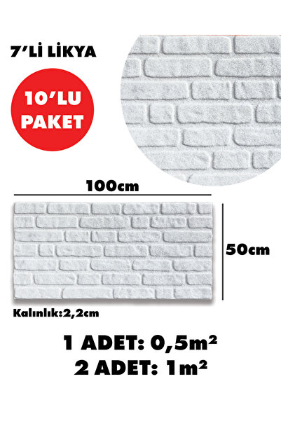 shop Knb Taş Görünümlü Strafor Duvar Paneli (10'LU PAKET)