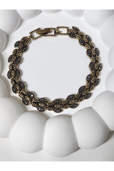 Lujo Otantik Çiçekli  Bileklik