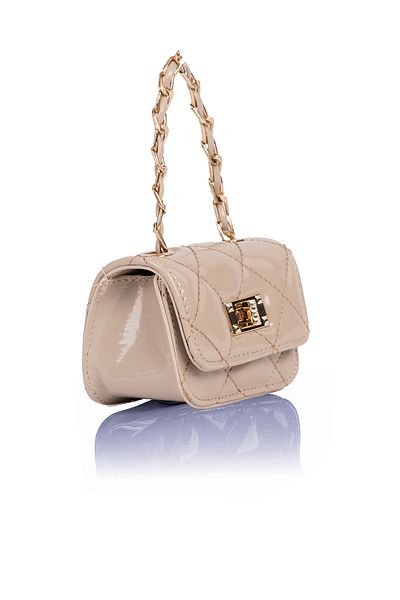 Getcho Nelton Women's Mink Chain Strap Mini Earphone Coin Makeup Bag AirPods Bag Lightweight Exquisite