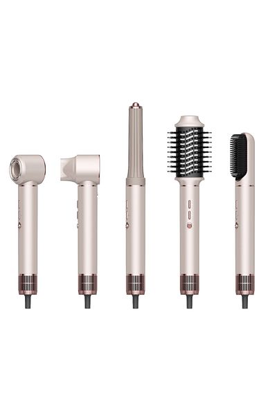 Sinbo Pro Airwrap Compact 5in1 Hair Dryer & Blow Dryer - Shd-1729 Shiny Rose