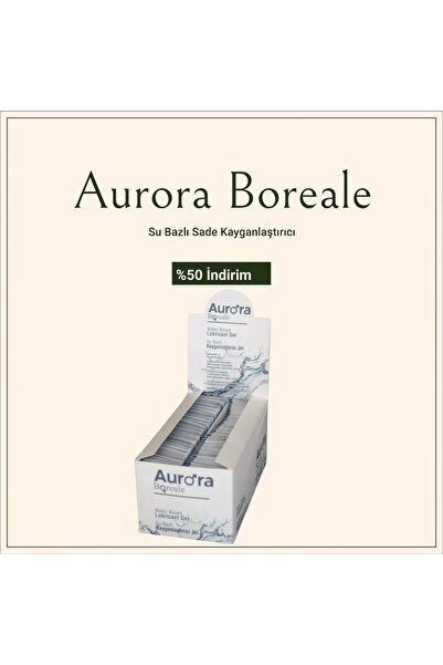 AuroraBoreale 100 LÜ 5 ML ŞASE SADE SU BAZLI KAYGANLAŞTIRICI