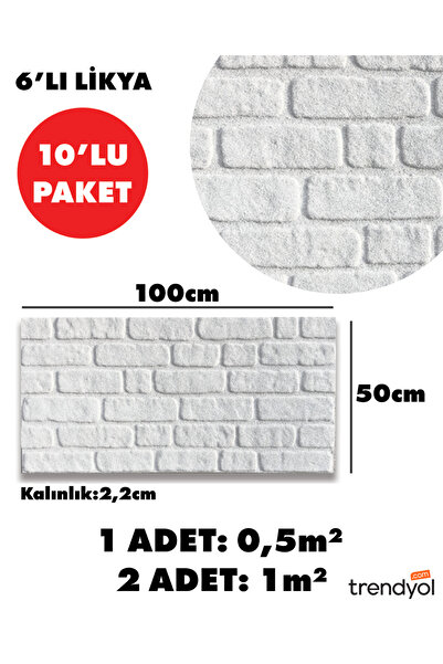 shop Taş Görünümlü Strafor Duvar Paneli (10'lu paket)