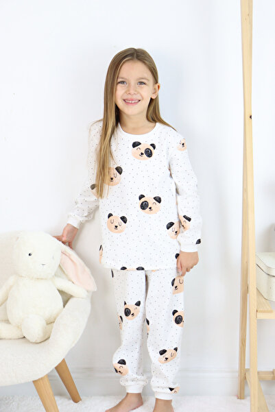 Harika KIDS Girl's Interlock Fabric Medium Thickness Cotton Pajamas Set