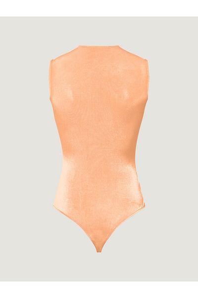 RİVUS Sleeveless Iconic Body with Snap Fasteners - Orange