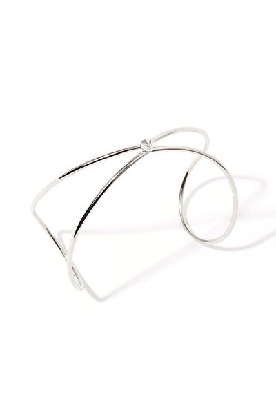 RİVUS Geometric Chocker Necklace - Silver