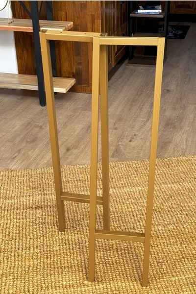 TOLIAHOME Metal Dresuar Konsol Çok Amaçlı Masa Ayağı 2 Adet Ayak 83 Cm Mobilya Ayağı