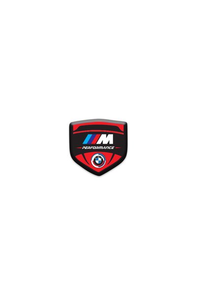 MOTOSEPETİM BMW 3D KABARTMALI SİPERLİK CAMI STİCKER 01