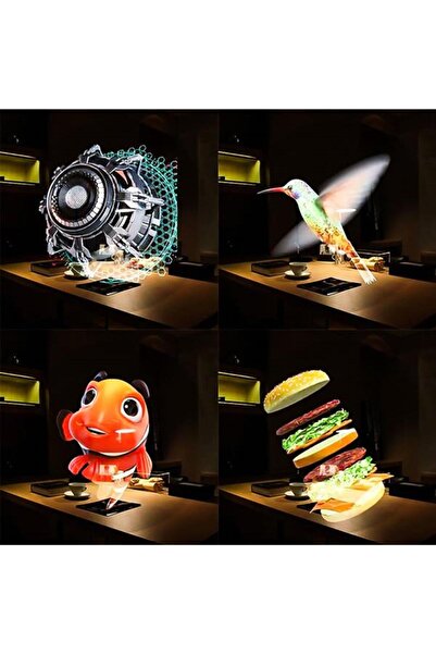 Powermaster F2 12 VOLT 170 DERECE GÖRÜŞ AÇILI 430 MM X 430 MM X 39 MM SMART 3D HOLOGRAM FAN