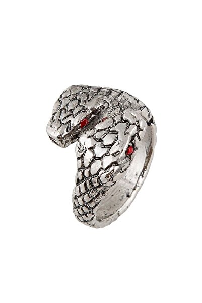 RİVUS Crocodile Closing Ring - Silver