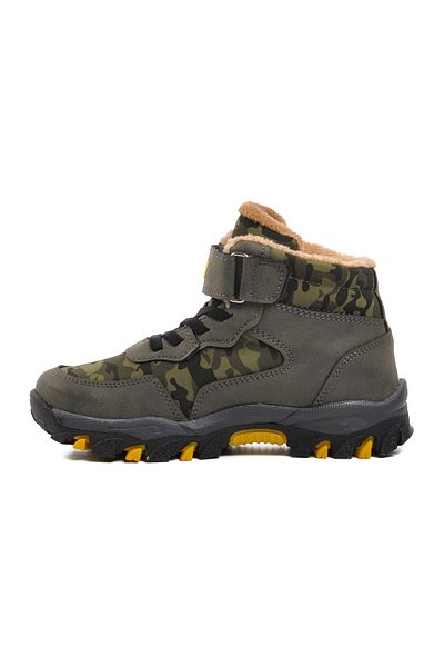 WALKWAY Khaki Kids Outdoor Boots