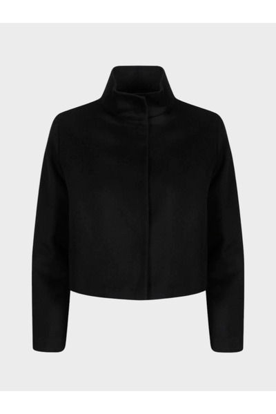 RİVUS Stamped Short Jacket - Black