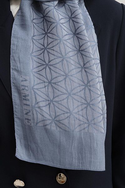 Armine Σάλι Lyocell με αστεράκια - ALY4 - 1113-30 - Indigo