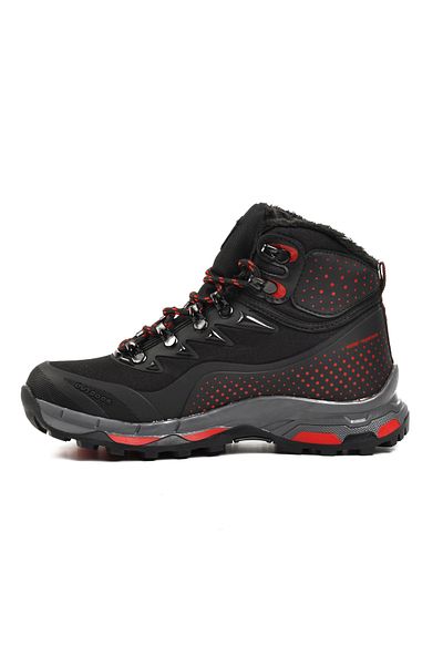 WALKWAY Black-Red Children's Outdoor Boots