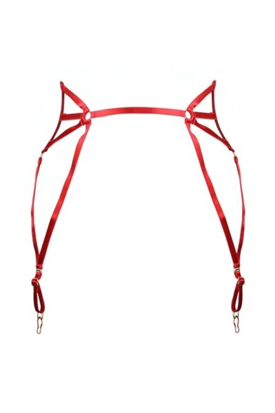 Angels Passion Sexy Garter Set with Cross Neck Design