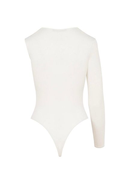 RİVUS Ecru Single Sleeve Collar Snap Body