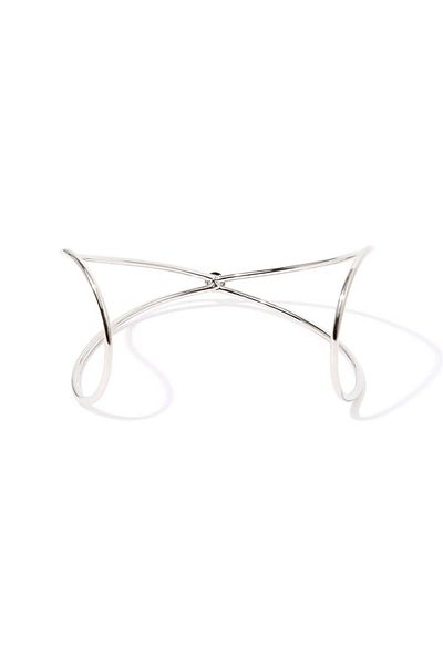 RİVUS Geometric Chocker Necklace - Silver