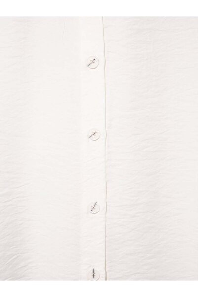 RİVUS Sleeveless Relaxed Fit Shirt - White