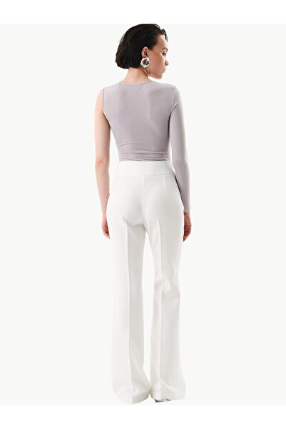 RİVUS Gray Single Sleeve Collar Snap Body