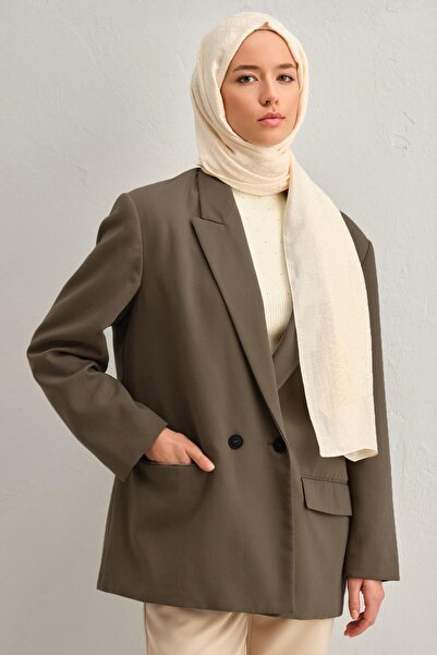 Armine Şal Lyocell - Model Star - ALY4 - 1113-4 - Crem