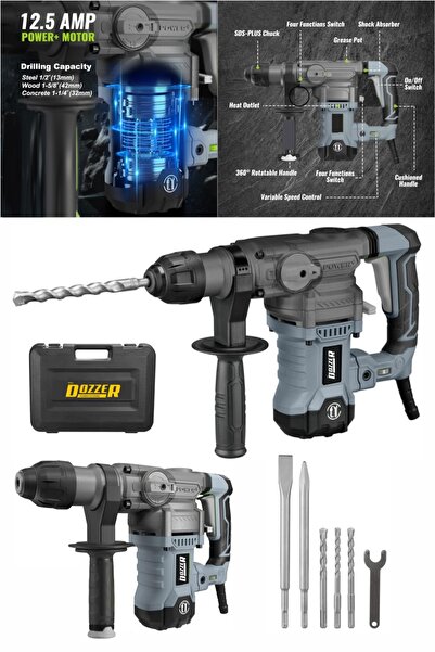 DOZZER Alman 40 Joule Bakır Sargılı Yanmaz Motor ElektroPnömatik Çelik Şanzum...